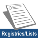 Registries / Lists